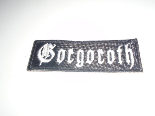Gorgoroth mini toppa ricamata - gorgoroth,