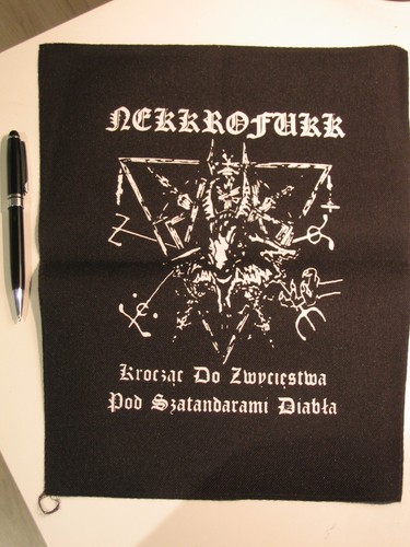 Nekkrofukk back patch new - nekkrofukk,