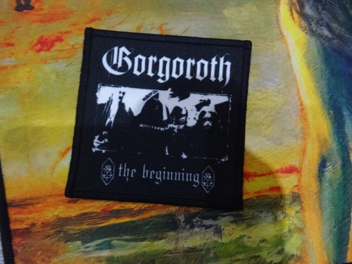 Gorgoroth patch black - patch, metal