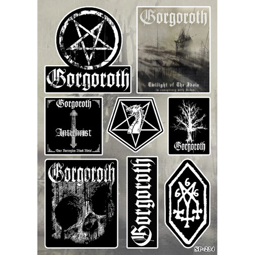 Confezione adesivi gorgoroth - confezione,