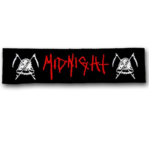 Patch mezzanotte ricamata